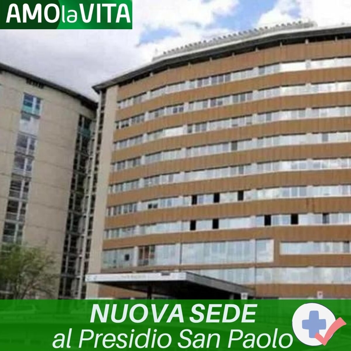 Volontariato a Milano  L’associazione oncologica milanese-amo la vita onlus sarà presente anche all’ospedale San Paolo