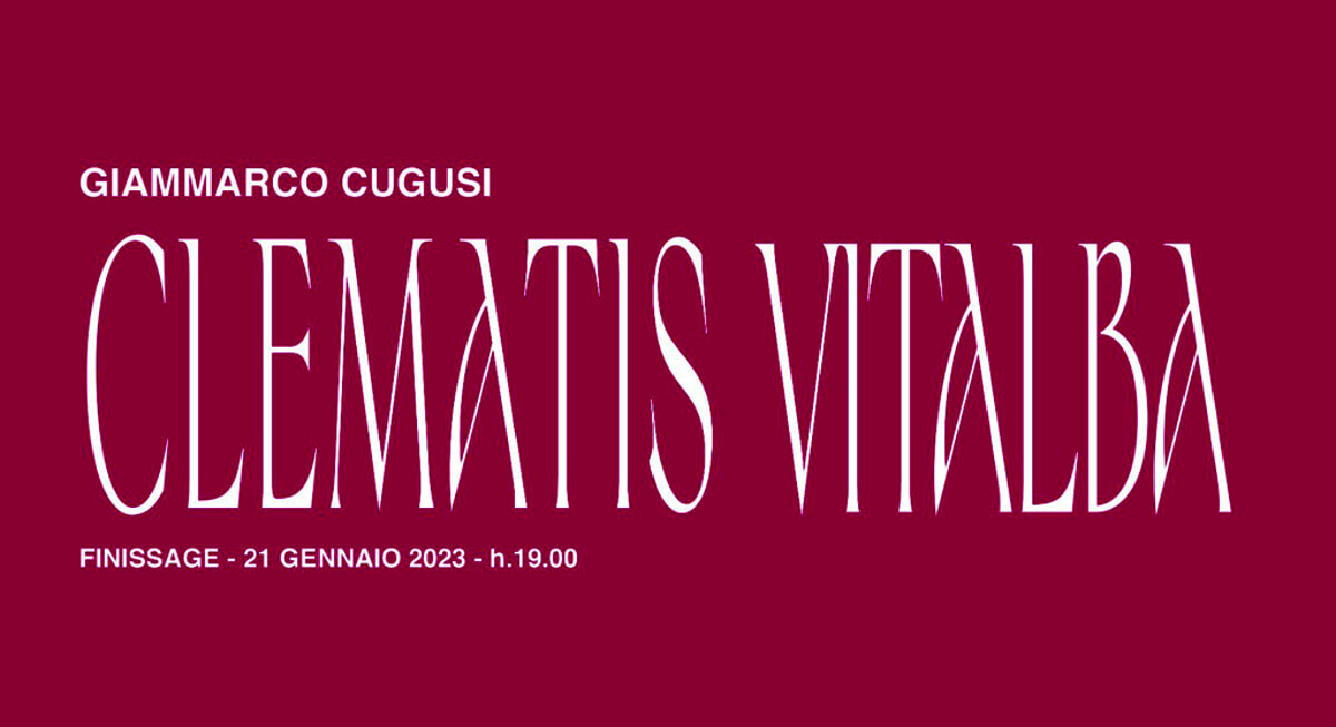 Clematis vitalba | 21 gennaio 22  h18-22 | evento per la chiusura della mostra